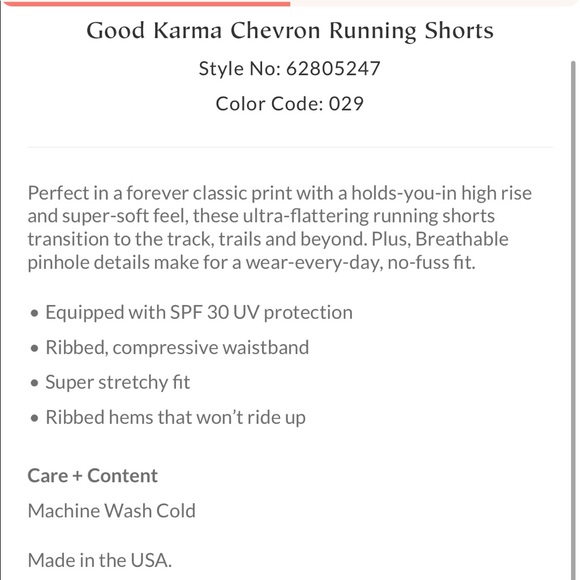 Free People Movement Good Karma Chevron Crop + Short (as a set) - Picture 5 of 13